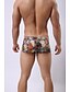 abordables Ropa interior y calcetines de hombre-Hombre Estampado Boxers Cortos Floral Tiro Medio Rosa Azul M L XL