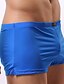 cheap Men&#039;s Briefs Underwear-Men&#039;s Super Sexy Boxer Briefs Solid Colored 1 Piece White Black Blue M L XL