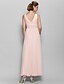 cheap Mother of the Bride Dresses-A-Line Sweetheart Neckline Ankle Length Chiffon / Lace Bodice Mother of the Bride Dress with Sequin / Lace / Ruched by LAN TING BRIDE®