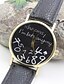cheap Fashion Watches-Women&#039;s Wrist Watch Quartz Hot Sale Leather Band Analog Fashion Word Watch Black / White - White Black