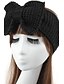 cheap Women&#039;s Hats-Women&#039;s Fashion Knitting Warm Cute Bowknot Hoop Hat