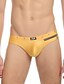 baratos Moda Íntima Exótica para Homem-Homens Super Sexy Cuecas - Taxas, Sólido Cintura Baixa Azul Escuro Amarelo Vermelho M L XL