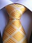 cheap Men&#039;s Accessories-Men Wedding Cocktail Necktie At Work Orange Beige Tie