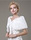 cheap Wraps &amp; Shawls-Sleeveless Shawls Faux Fur Wedding / Party Evening / Casual Wedding  Wraps / Fur Wraps With Bowknot