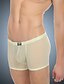 cheap Men&#039;s Briefs Underwear-Men&#039;s Boxer Briefs 1 PC Underwear Solid Colored Ice Silk Super Sexy White Black Green M L XL