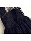 abordables Robes demoiselles d&#039;honneur-Princesse Mi-long Robe de Demoiselle d&#039;Honneur Fille - Dentelle / Satin / Tulle Sans Manches Décolleté avec