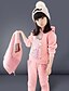 cheap Girls&#039; Clothing-Girl&#039;s Fashion Simplicity Cotton Blend Winter/ Spring Cartoon Sports Three-piece Suit