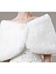 cheap Wraps &amp; Shawls-Sleeveless Shawls Faux Fur Wedding / Party Evening / Casual Wedding  Wraps / Fur Wraps With Pearl