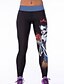 billige Leggings-Damer Trykt mønster Legging,Polyester Spandex Tynd