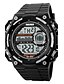 cheap Sport Watches-Men&#039;s Wrist watch Sport Watch Digital Alarm Calendar / date / day Chronograph Water Resistant / Water Proof Sport Watch LED PU Band Black