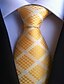 cheap Men&#039;s Accessories-Men Wedding Cocktail Necktie At Work Orange Beige Tie