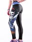 billige Leggings-Damer Trykt mønster Legging,Polyester Spandex Tynd