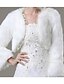 cheap Wraps &amp; Shawls-Shrugs Faux Fur Wedding / Party Evening / Casual Fur Coats With Lace