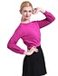 olcso Női pulóverek-Női Divatos és modern Modern stílus Klasszikus Tiszta szín, Egyszínű Tömör szín