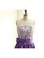 cheap Bridesmaid Dresses-A-Line Bridesmaid Dress Jewel Neck Sleeveless Lace Up Tea Length Taffeta / Lace Bodice with Lace / Bow(s) 2022