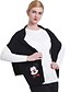 cheap Women&#039;s Sweaters-Women&#039;s Vintage Regular Cardigan,Solid Black Long Sleeve Cotton Linen Others Fall Medium Inelastic