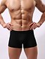 cheap Men&#039;s Briefs Underwear-Men&#039;s Super Sexy Boxer Briefs Solid Colored 1 Piece White Black Purple L XL XXL