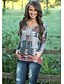 cheap Women&#039;s Hoodies &amp; Sweatshirts-Women&#039;s Daily Hoodie Print Cut Out Micro-elastic Cotton Long Sleeve Fall