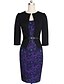 cheap Women&#039;s Dresses-Monta Women&#039;s Plus Size Vintage/Sexy/Casual/Party 1950S Pencil Dresses (Cotton Blend)