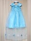 tanie Sukienki-Dziewczyny &#039; Krótki rękaw Solidne kolory Grafika drukowana 3D Sukienki Sukienka Lato