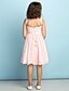 cheap Junior Bridesmaid Dresses-A-Line Knee Length Scoop Neck All Over Floral Lace Junior Bridesmaid Dresses&amp;Gowns With Lace Mini Me Kids Wedding Guest Dress 4-16 Year