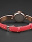 cheap Fashion Watches-Women&#039;s Fashion Watch PU Band Sparkle / Elegant Black / White / Red