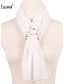 cheap Women&#039;s Scarves-D Exceed White Color Elegant Ladies Scarves Solid Colored New Design Wraps and Shawls Brand Fashion Cheap Accessories