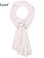 cheap Women&#039;s Scarves-D Exceed White Color Elegant Ladies Scarves Solid Colored New Design Wraps and Shawls Brand Fashion Cheap Accessories
