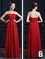 cheap Bridesmaid Dresses-A-Line One Shoulder Ankle Length Chiffon Bridesmaid Dress with Sash / Ribbon / Pleats / Flower