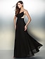 cheap Special Occasion Dresses-A-Line See Through Prom Formal Evening Dress V Neck Sleeveless Floor Length Chiffon with Criss Cross Appliques
