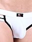 cheap Men&#039;s Exotic Underwear-Men&#039;s Polyester Color Block Black Blue Pink