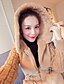 cheap Women&#039;s Fur &amp; Faux Fur Coats-Women&#039;s Solid Colored Rabbit Fur / Faux Fur Beige / Gray / Brown