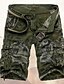 cheap Cargo Shorts-Men&#039;s Cargo Shorts Shorts Print Knee Length Daily Going out Weekend Basic Green Dark Gray Micro-elastic