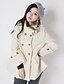 cheap Women&#039;s Coats &amp; Trench Coats-Women&#039;s Solid Red / Yellow / Beige Coat , Casual Long Sleeve Cotton