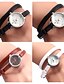 preiswerte Armbanduhren-Damen Uhr Modeuhr Armband-Uhr Japanisch Quartz Leder Schwarz / Weiß / Braun 30 m Armbanduhren für den Alltag Analog Charme Weiß Schwarz Braun / Ein Jahr / Ein Jahr