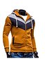 cheap Men&#039;s Hoodies &amp; Sweatshirts-Men&#039;s Plus Size Hoodie Jacket Color Block Simple Long Sleeve Black Navy Blue Dark Gray Orange Light gray Gray M L XL XXL XXXL / Fall