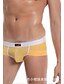 cheap Men&#039;s Briefs Underwear-Men&#039;s 1 Piece Ice Silk Super Sexy Boxer Briefs Color Block Camel White Black S M L
