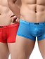 cheap Men&#039;s Briefs Underwear-Men&#039;s Super Sexy Boxers Underwear Striped 1 Piece White Black Yellow M L XL