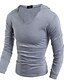 cheap Men&#039;s Tees &amp; Tank Tops-Men&#039;s Sports Cotton T-shirt - Solid Colored Hooded