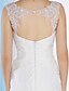 cheap Wedding Dresses-Mermaid / Trumpet Wedding Dresses Sweetheart Neckline Sweep / Brush Train Lace Sleeveless with Lace Button 2021