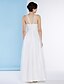 cheap Wedding Dresses-A-Line Wedding Dresses Straps Ankle Length Lace Tulle Sleeveless with Lace 2020