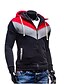 cheap Men&#039;s Hoodies &amp; Sweatshirts-Men&#039;s Plus Size Hoodie Jacket Color Block Simple Long Sleeve Black Navy Blue Dark Gray Orange Light gray Gray M L XL XXL XXXL / Fall