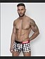 baratos Roupa Interior &amp; Meias para Homem-Homens Estampado Super Sexy Boxer Curto Poá 1 Peça Preto Amarelo Vermelho M L XL