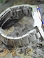 cheap Steel Band Watches-Men&#039;s Wrist Watch Quartz Metal Silver Casual Watch Analog Charm - White Black Blue