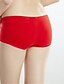 cheap Panties-Women&#039;s Flower Cotton Ultra Sexy Panty - Normal, Embroidered Red One-Size