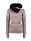 cheap Women&#039;s Hoodies &amp; Sweatshirts-Women&#039;s Cotton Solid Colored / Color Block, Patchwork / Fall