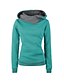 cheap Women&#039;s Hoodies &amp; Sweatshirts-Women&#039;s Cotton Solid Colored / Color Block, Patchwork / Fall