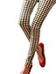 abordables Leggings-Femme Polyester Spandex Legging,Taille Unique convient aux S et M, veuillez vous référer à la charte des tailles ci-dessous.
