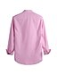preiswerte Herrenhemden-JamesEarl Herren Hemdkragen Lange Ärmel Shirt &amp; Bluse Rosa - M81XF001201