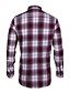 cheap Men&#039;s Shirts-JamesEarl Men&#039;s Shirt Collar Long Sleeve Shirt &amp; Blouse Red - DA202046901